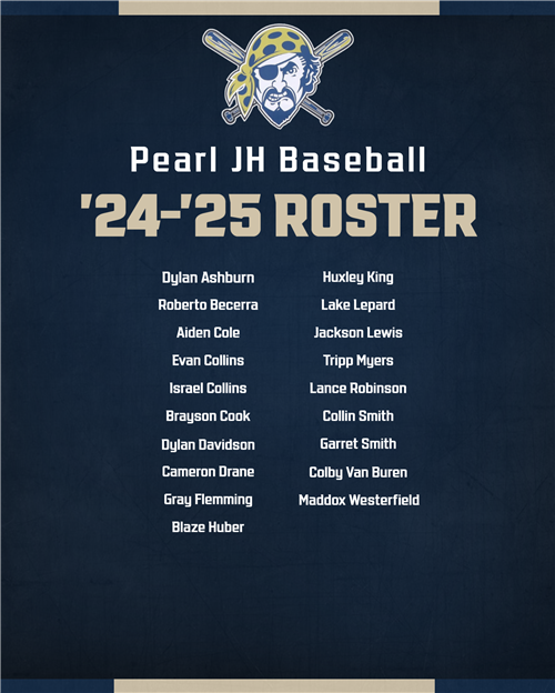Jr. High Baseball Roster